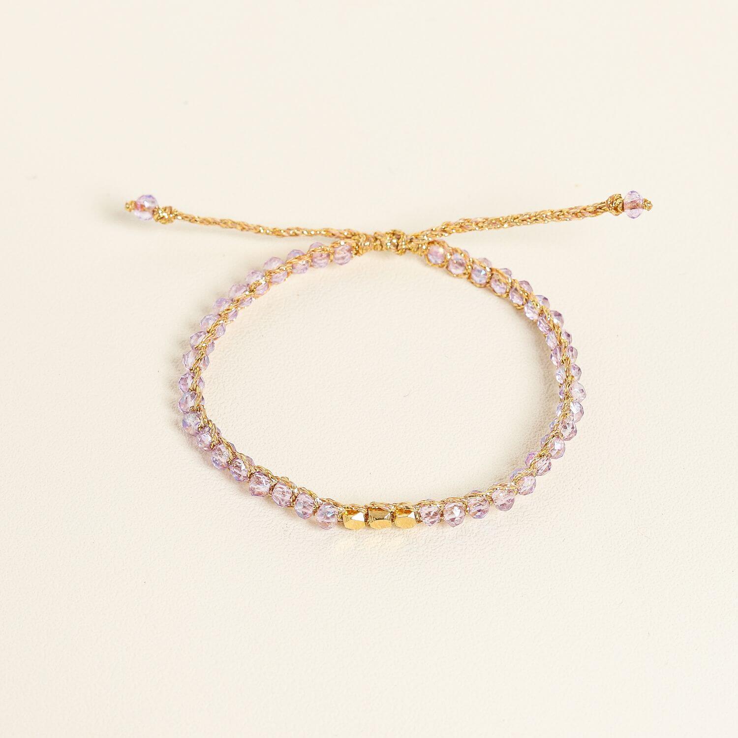 Pink Crystal Kid Bracelet