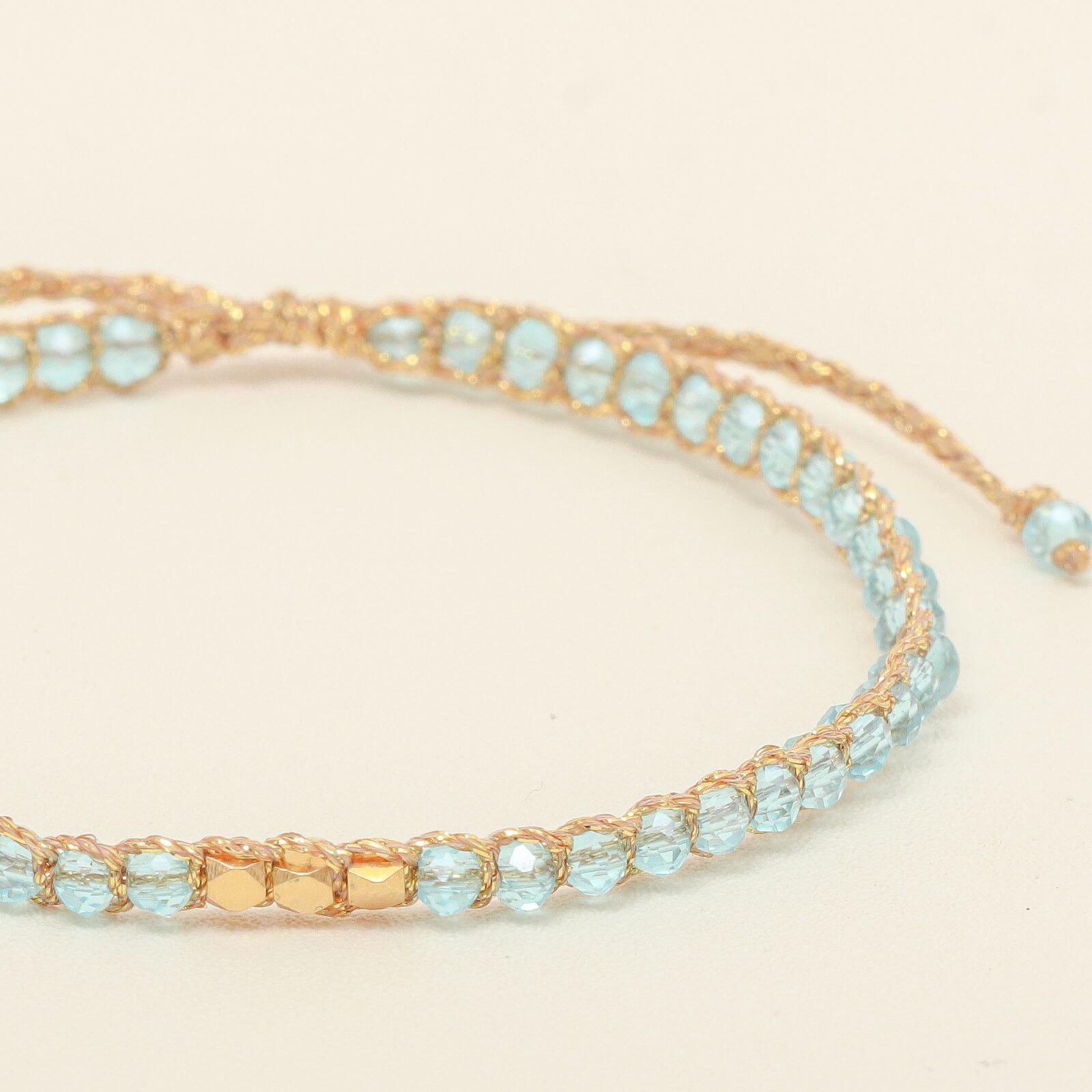 Crystalegance Aqua Bracelet - praijing