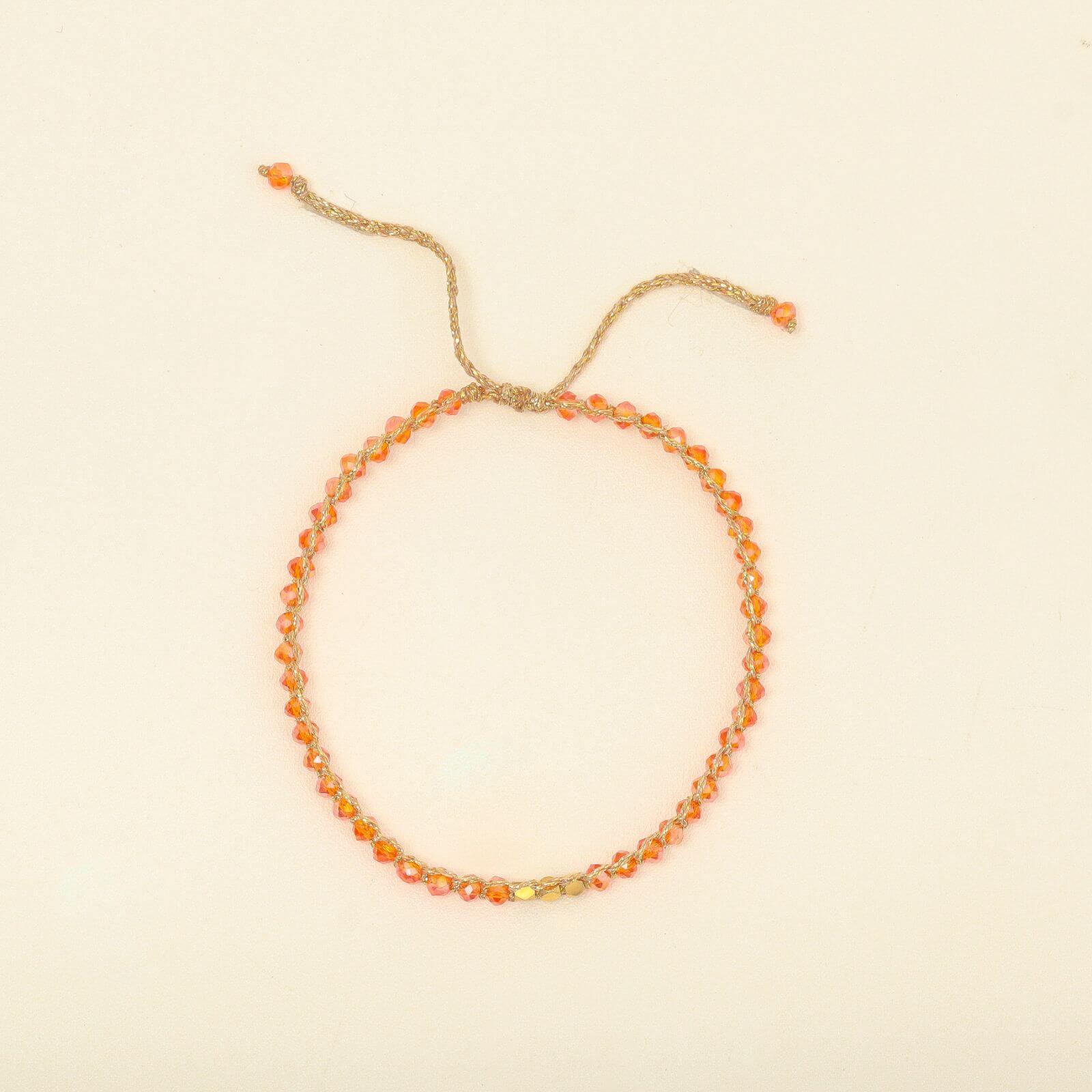 Crystalegance Orange Bracelet - praijing