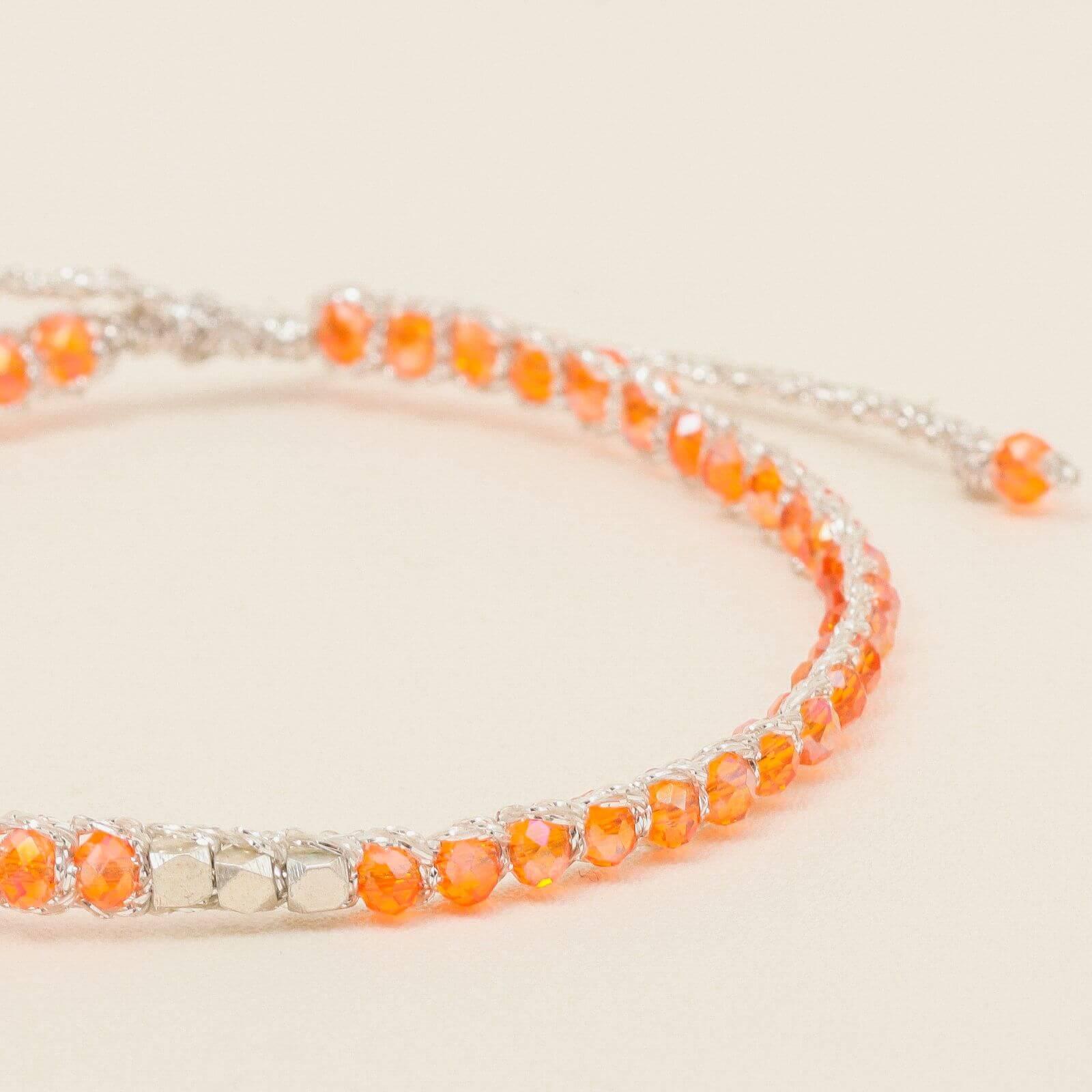 Crystalegance Orange Bracelet - praijing