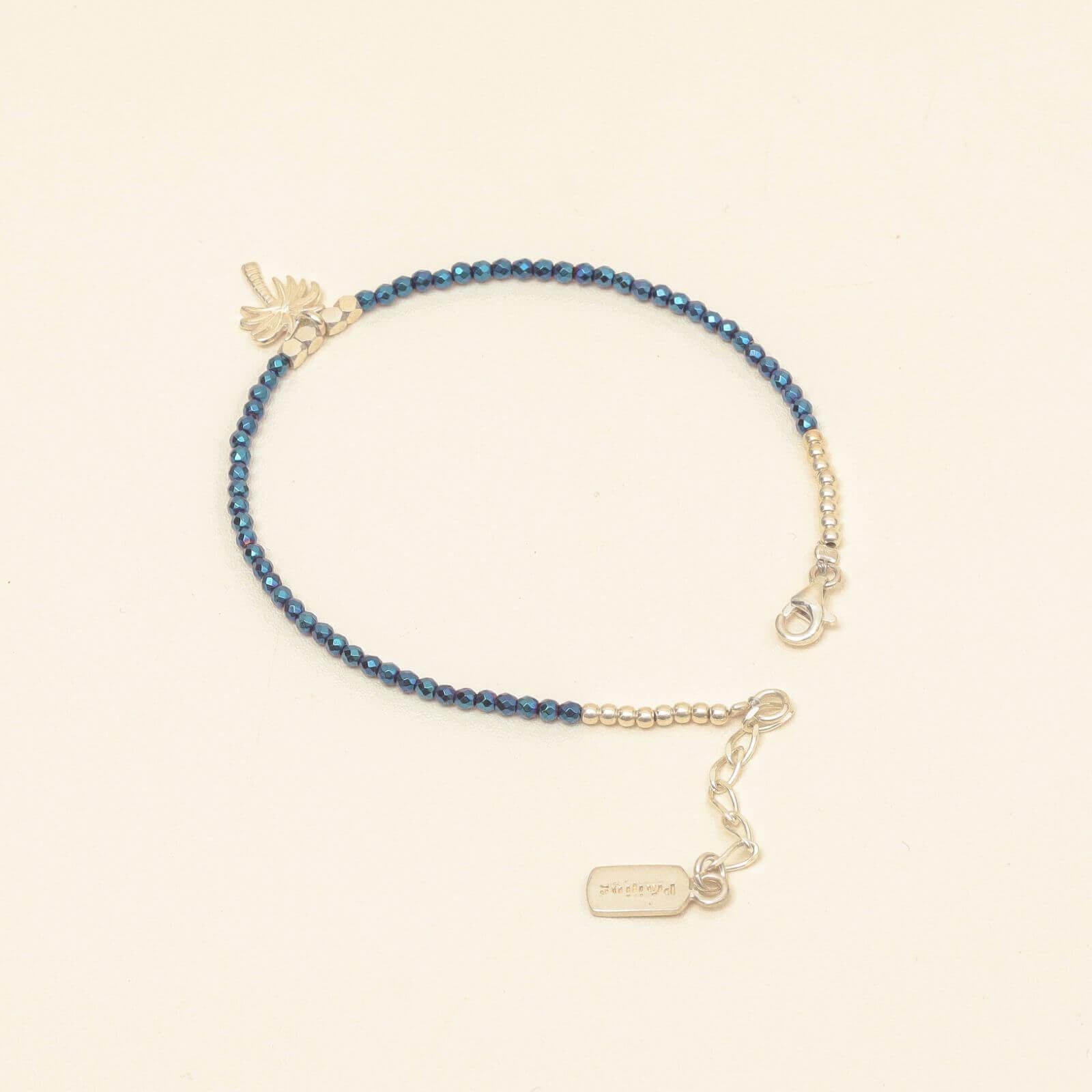 Silver Luxpraijing Blue Aventurine Bracelet - praijing