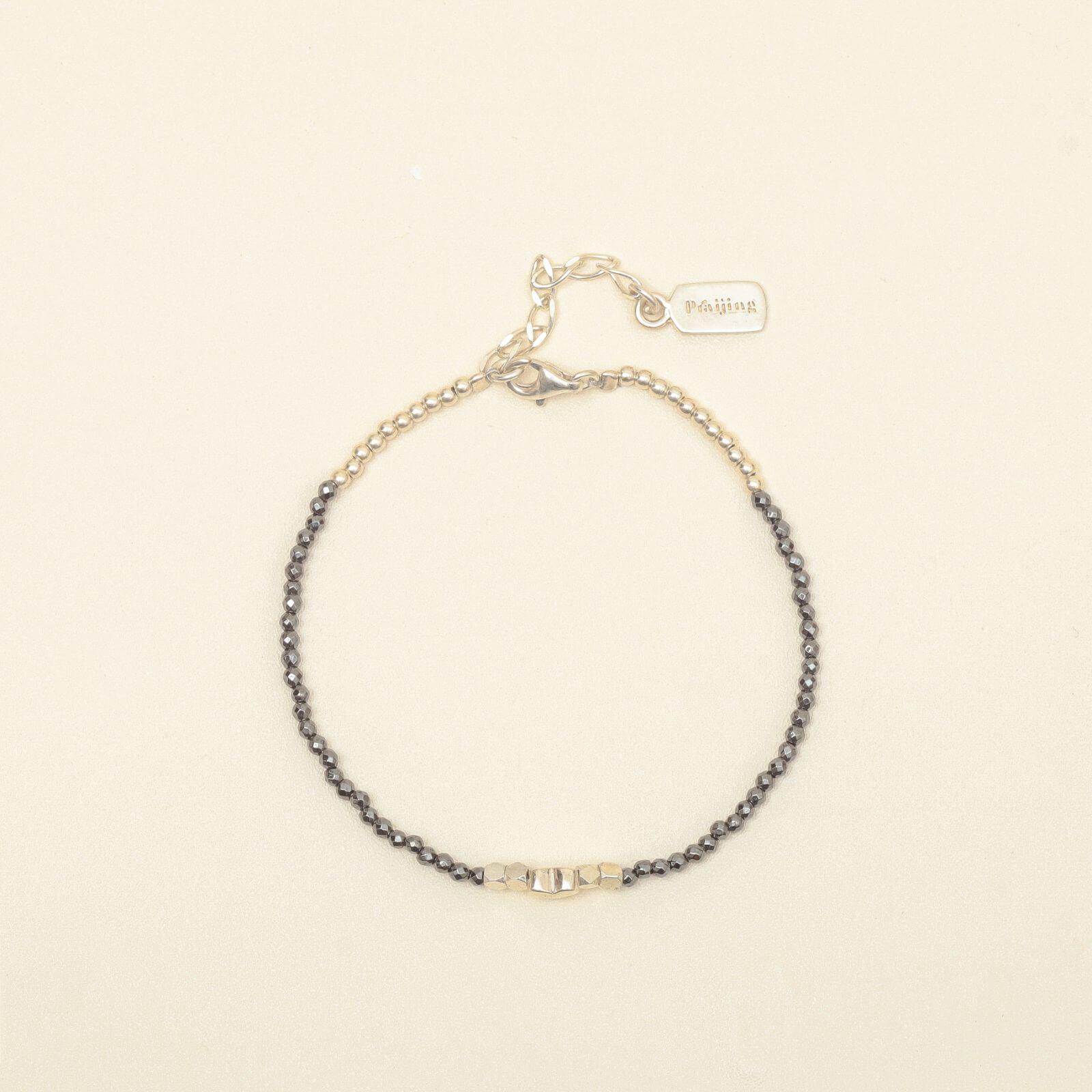 Silver Luxpraijing Pyrite Bracelet - praijing