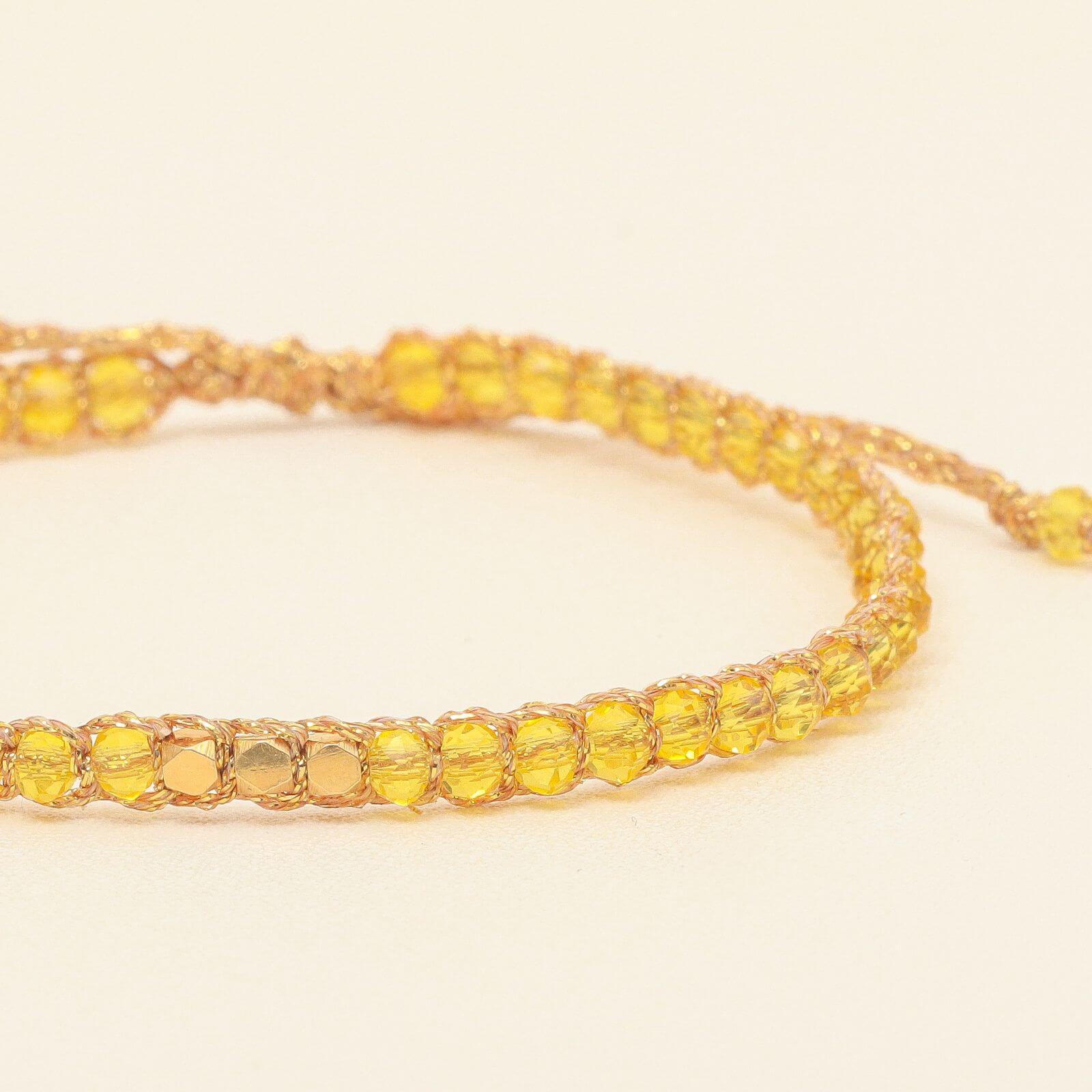 Crystalegance Yellow Bracelet - praijing