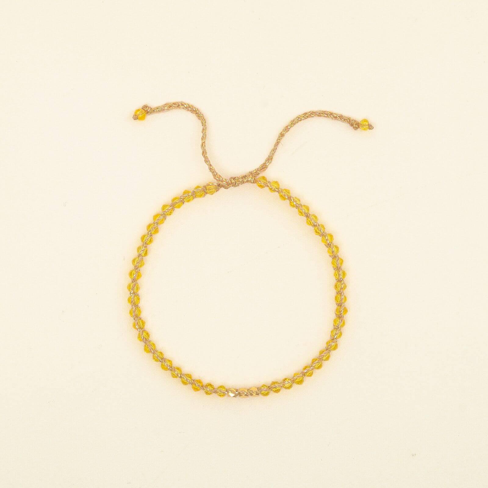 Crystalegance Yellow Bracelet - praijing