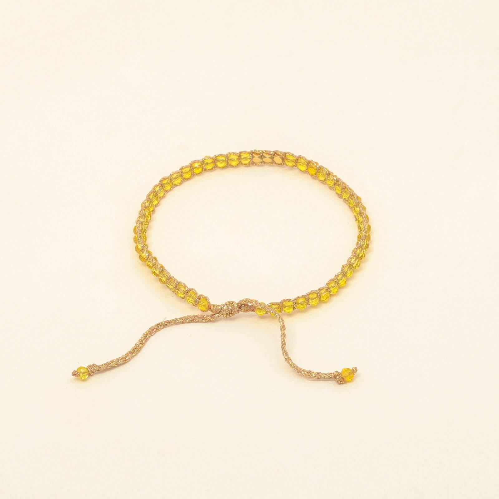 Crystalegance Yellow Bracelet - praijing