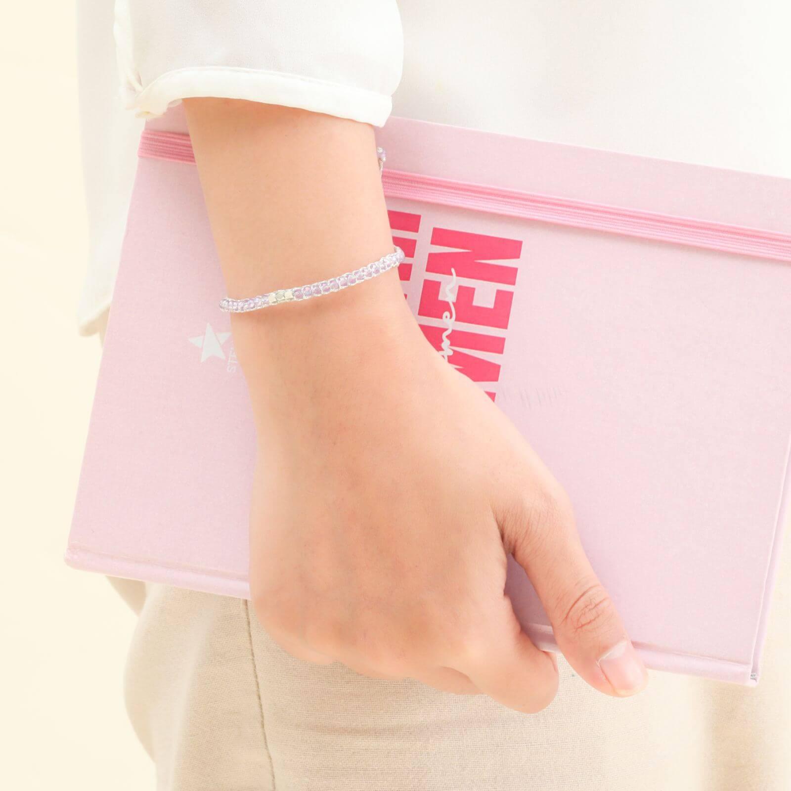 Crystalegance Pink Bracelet - praijing