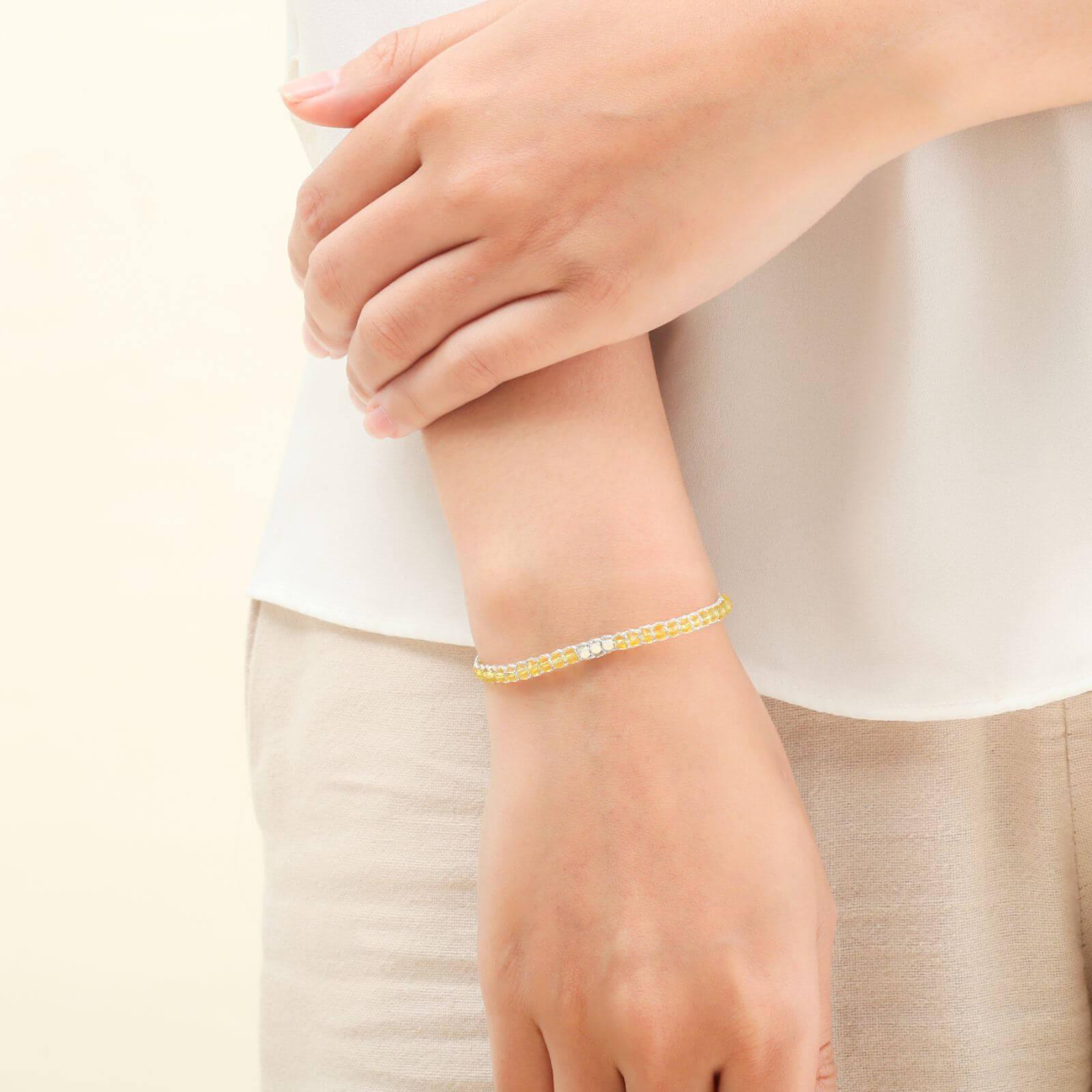 Crystalegance Yellow Bracelet - praijing