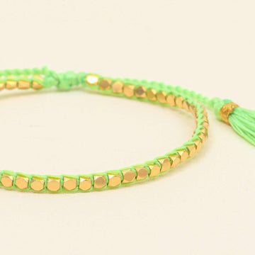 Green Gold Nugget Bracelet - praijing