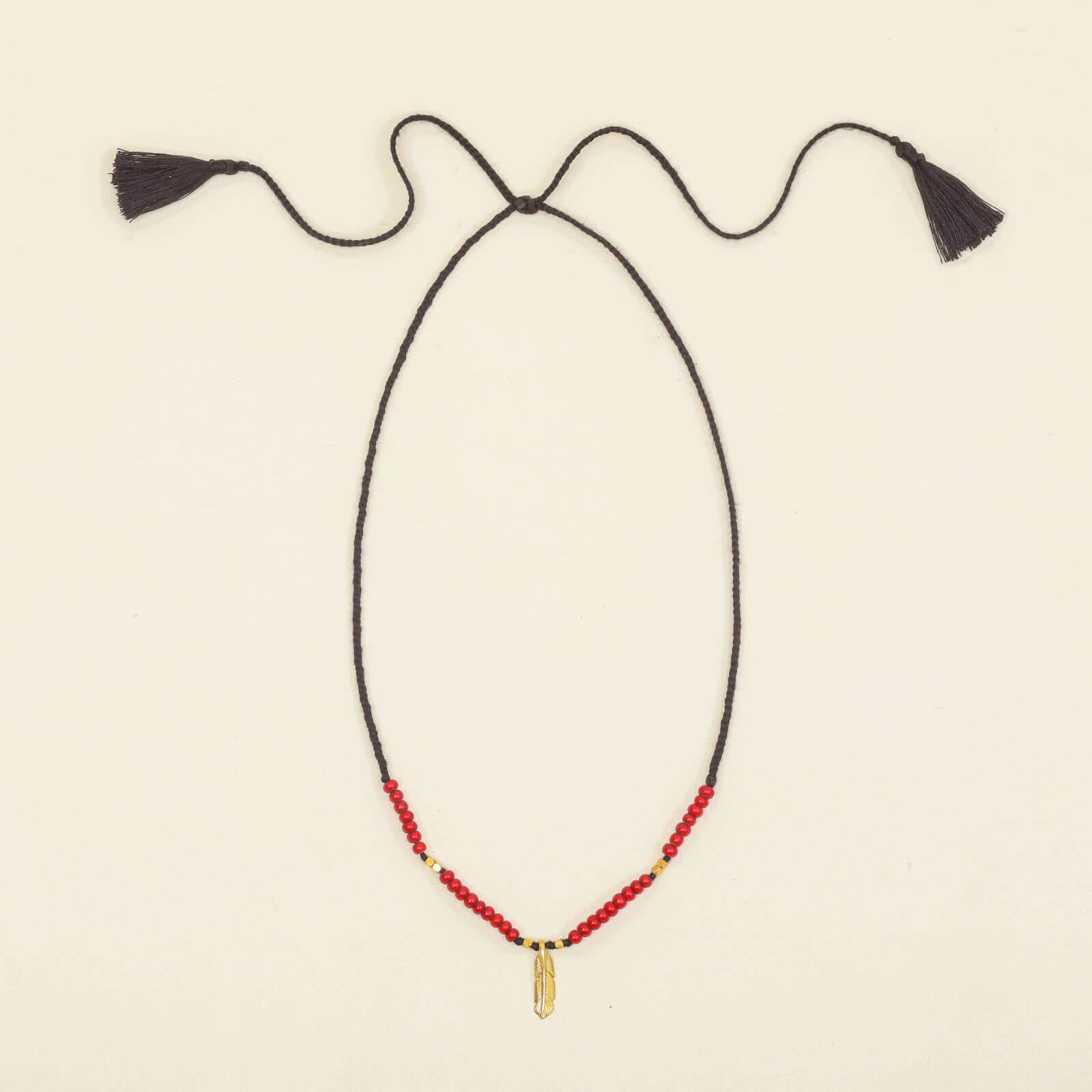 Onyx Ruby Elegance Necklace - praijing