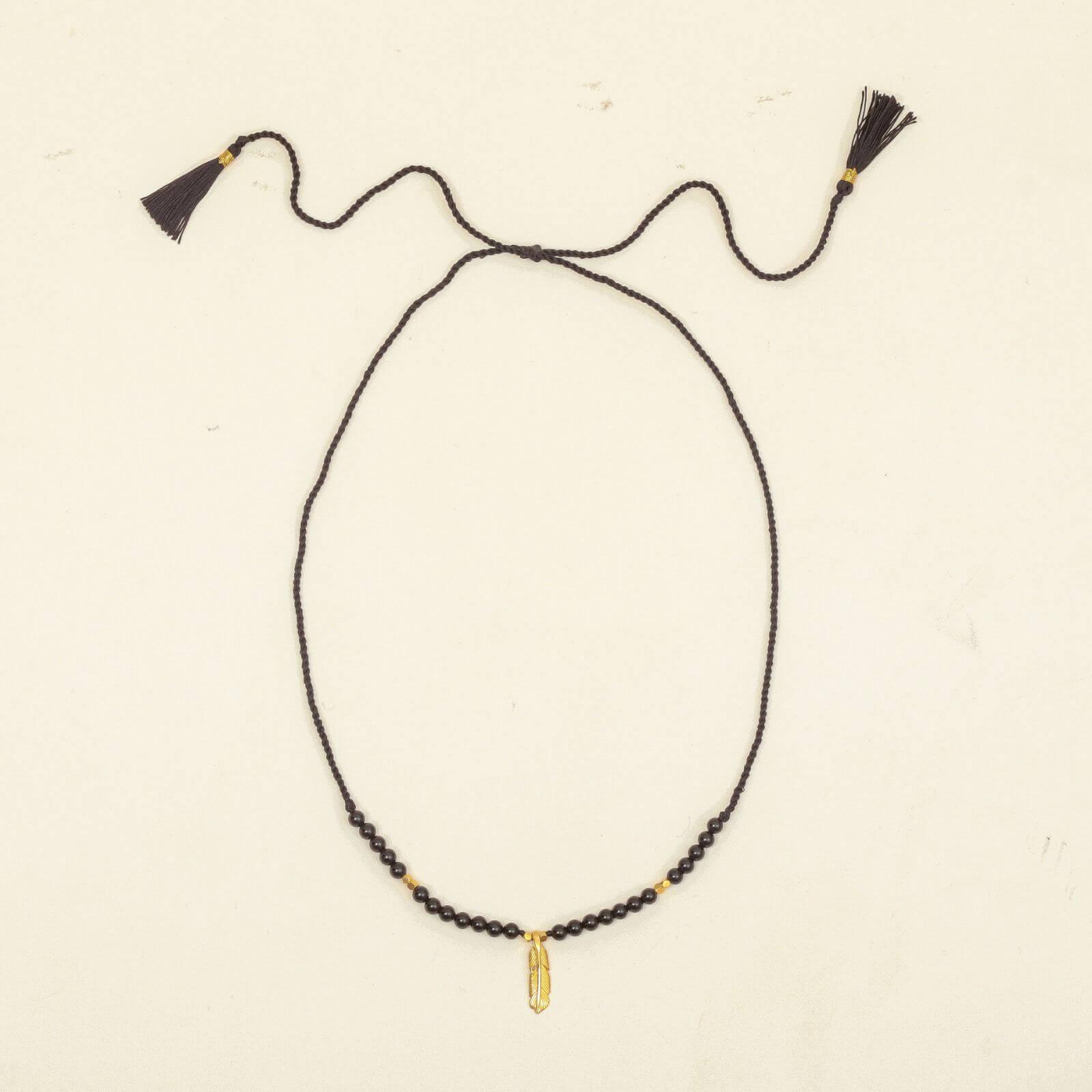 Onyx Spinel Elegance Necklace - praijing