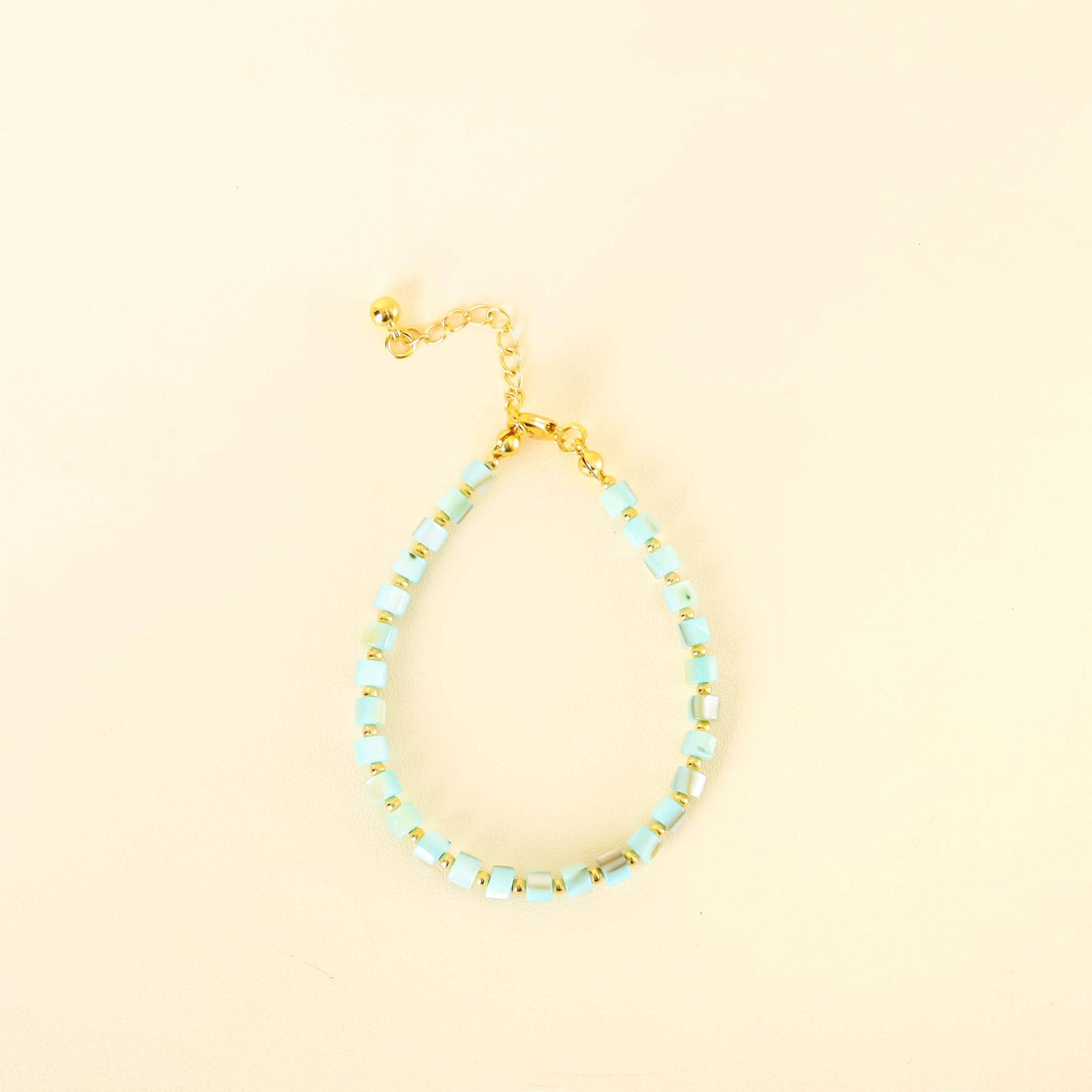 Gelang Batu Permata Bohemian Aqua