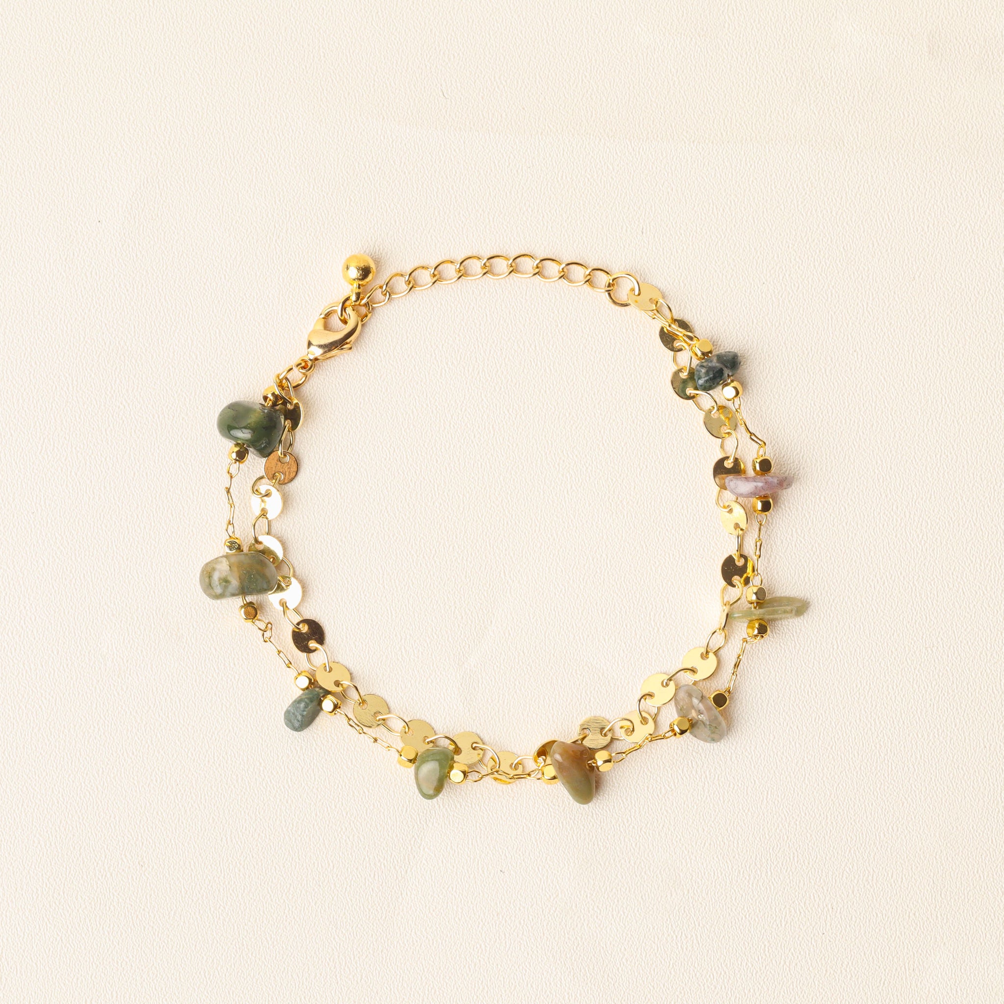 Bohemian EXQ Jasper Gold Bracelet