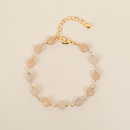 Bohemian Serenity Orange Agate Bracelet