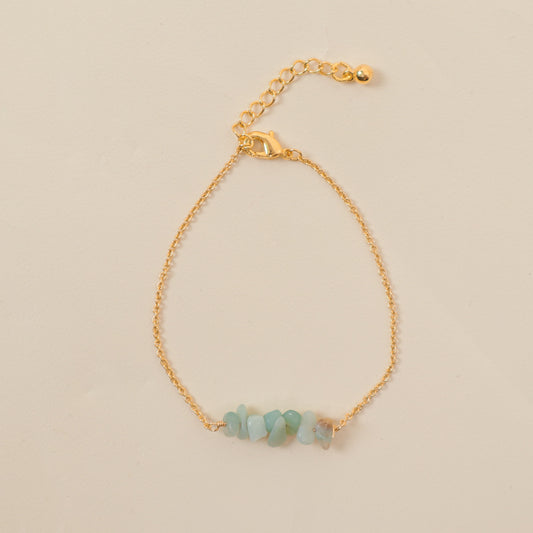 Bohemian VIP Amazonite Gold Bracelet