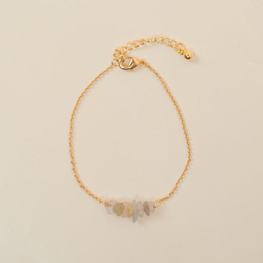 Bohemian VIP Morganite Gold Bracelet