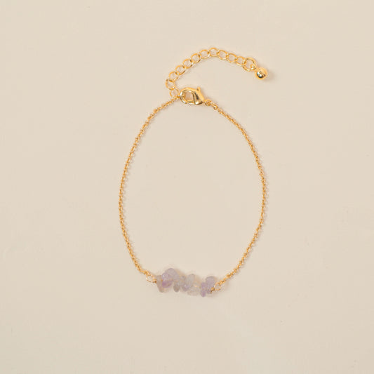 Bohemian VIP Amethyst Light Gold Bracelet