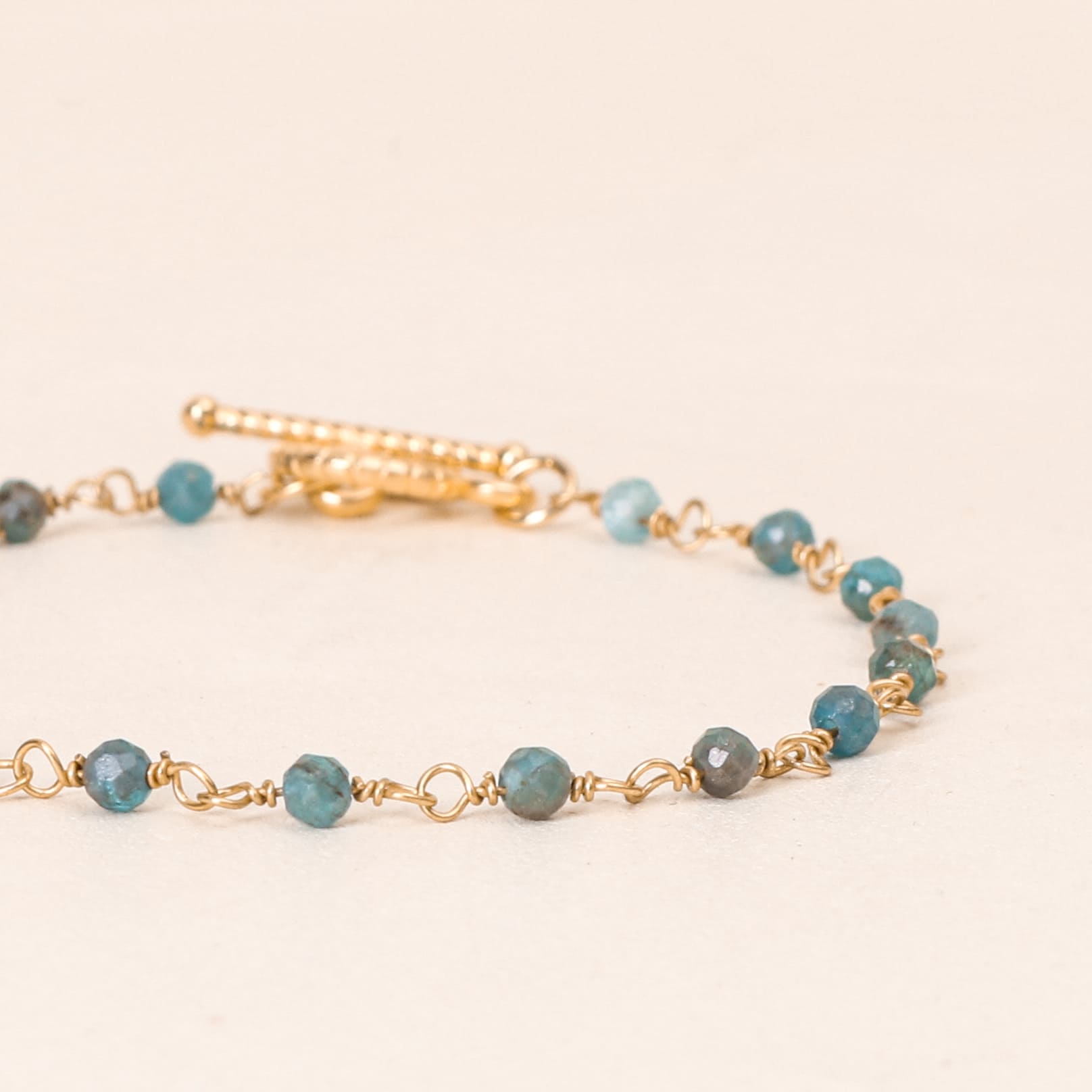 Bohemian Bliss Apatite Gemstone Bracelet