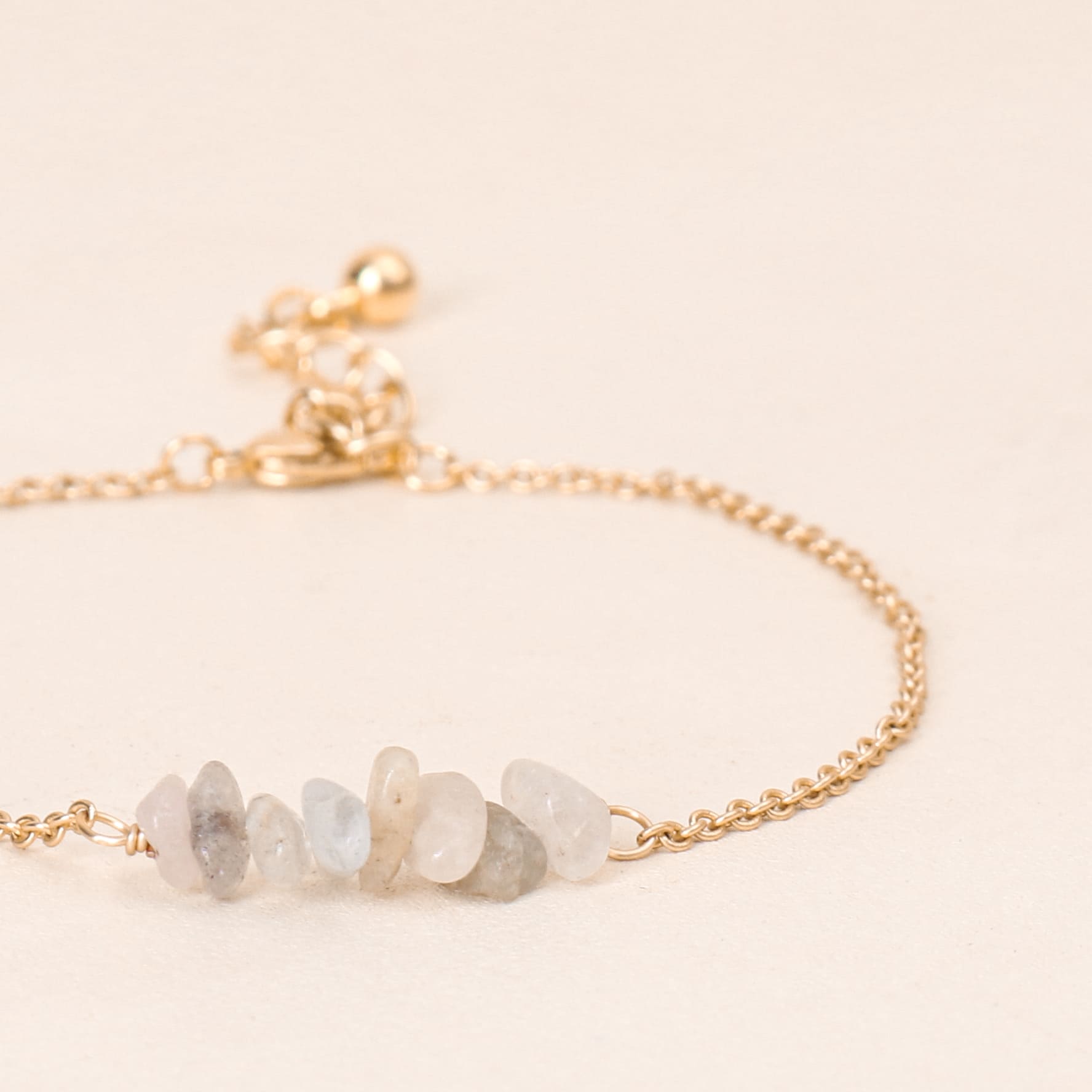 Bohemian VIP Morganite Gold Bracelet