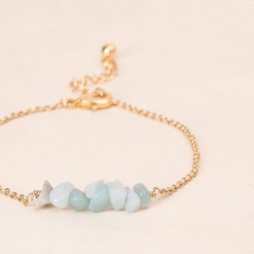 Bohemian VIP Amazonite Gold Bracelet