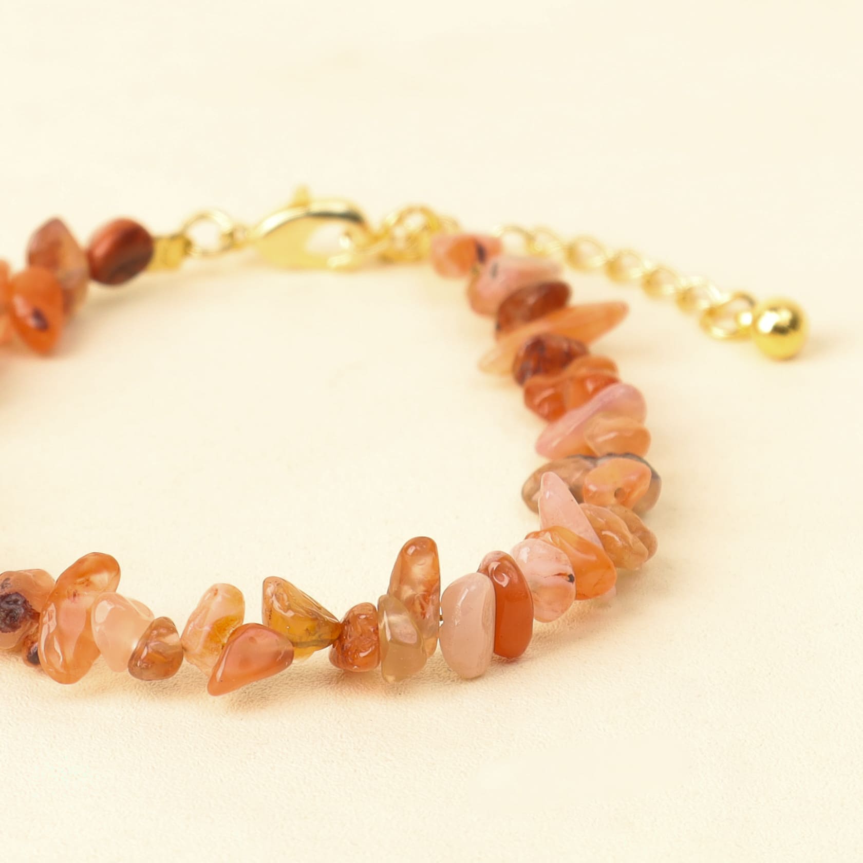 Bohemian Harmony Red Aventurine Gemstone Bracelet