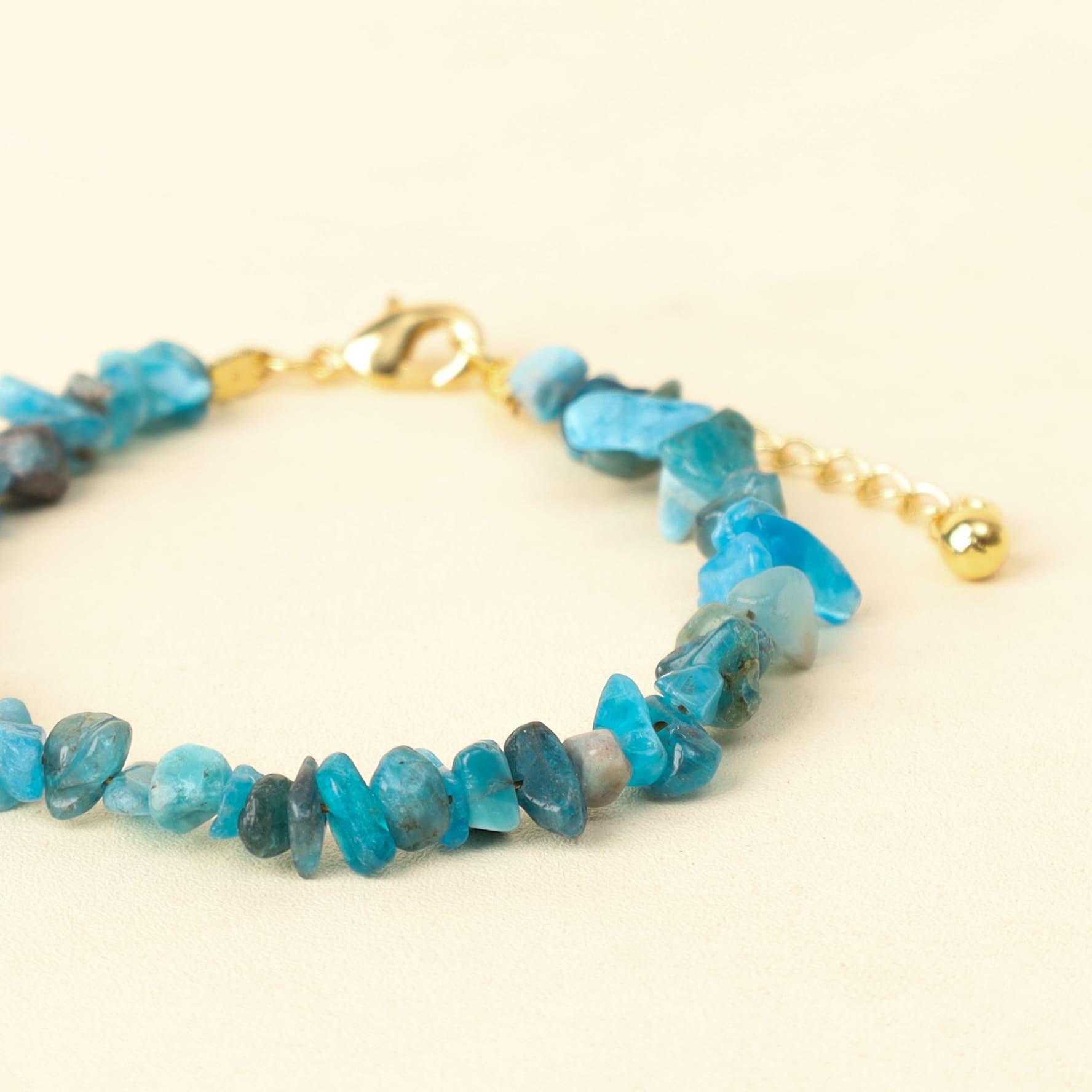 Gelang Batu Permata Bohemian Harmony Apatite 