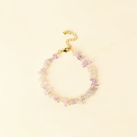 Gelang Batu Permata Bohemian Harmony Amethyst 