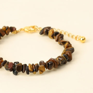 Gelang Batu Permata Bohemian Harmony Tiger Eye 