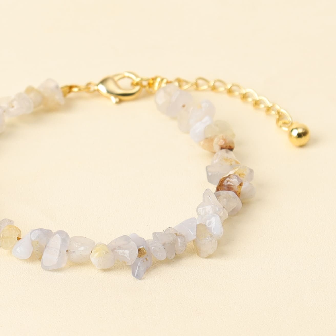 Gelang Batu Permata Bohemian Harmony Morganite 