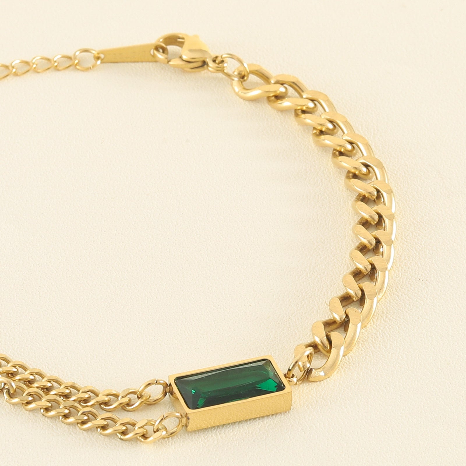 Aurelian Emerald Gem Bracelet