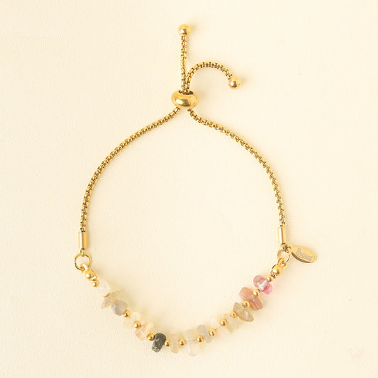 Gelang Batu Permata Vivian Mix Rutilated Quartz