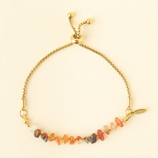 Vivian Synthetic Red Gemstone Bracelet