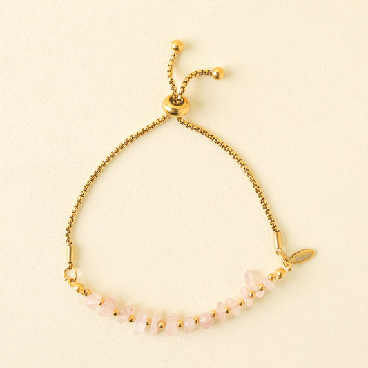 Vivian Rose Quartz Bracelet