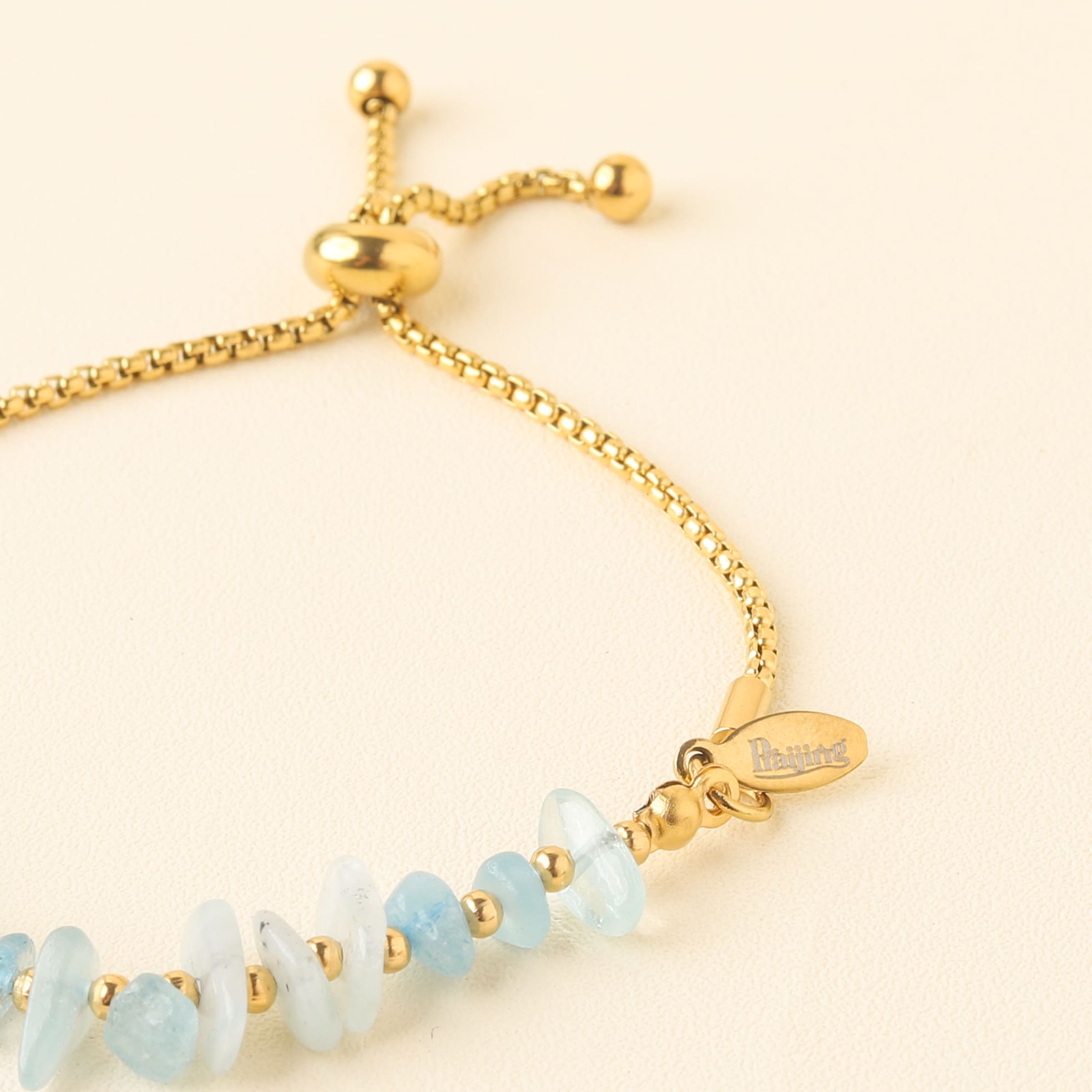 Gelang Batu Permata Vivian Aquamarine