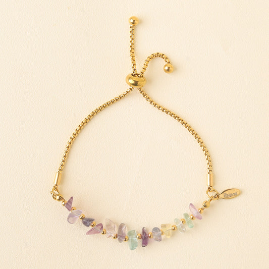 Gelang Batu Permata Vivian Fluorite