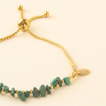 Gelang Batu Permata Vivian Malachite