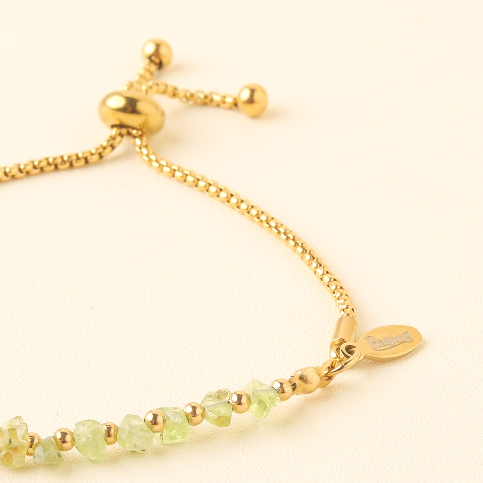 Gelang Batu Permata Vivian Olive Stone