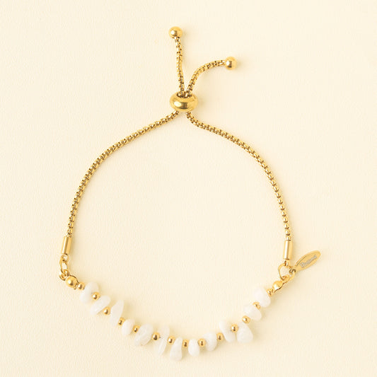 Vivian White Jade Bracelet