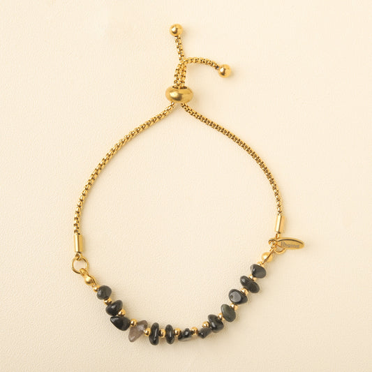 Vivian Black Obsidian Bracelet