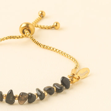 Vivian Black Obsidian Bracelet