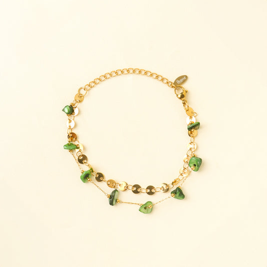 Bohemian EXQ Green Onyx Bracelet