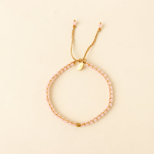 Crystalegance Strawberry Quartz Bracelet