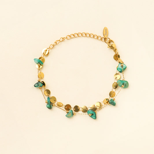 Bohemian EXQ Malachite Bracelet