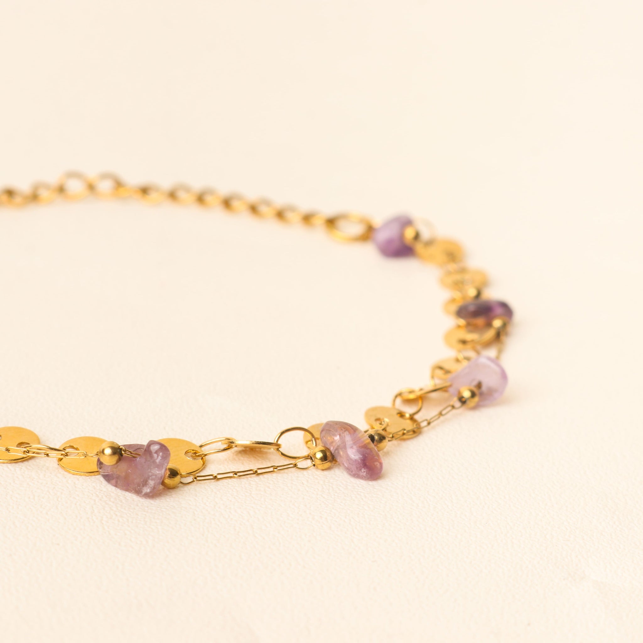 Bohemian EXQ Amethyst Bracelet