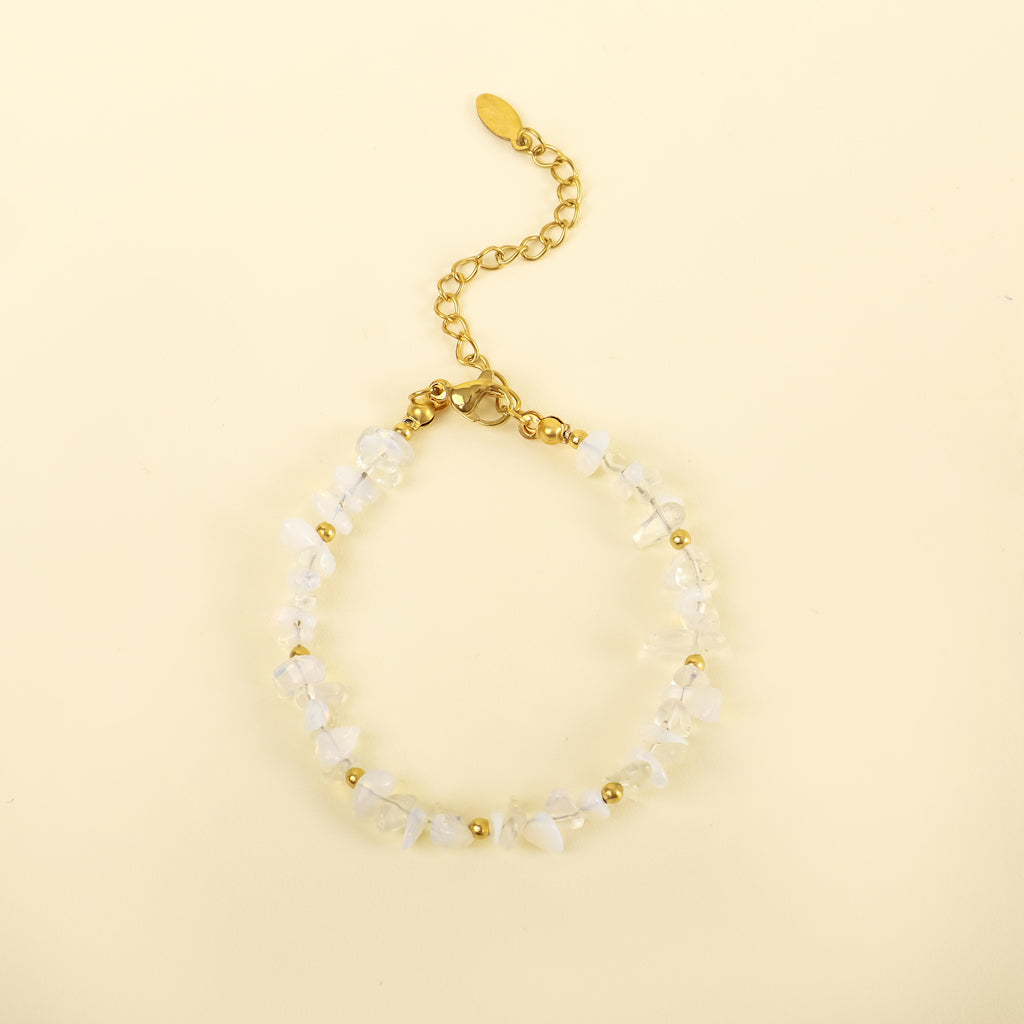 Bohemian Harmony Clear Opal Bracelet