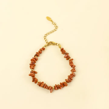 Bohemian Harmony Gold Sandstone Bracelet