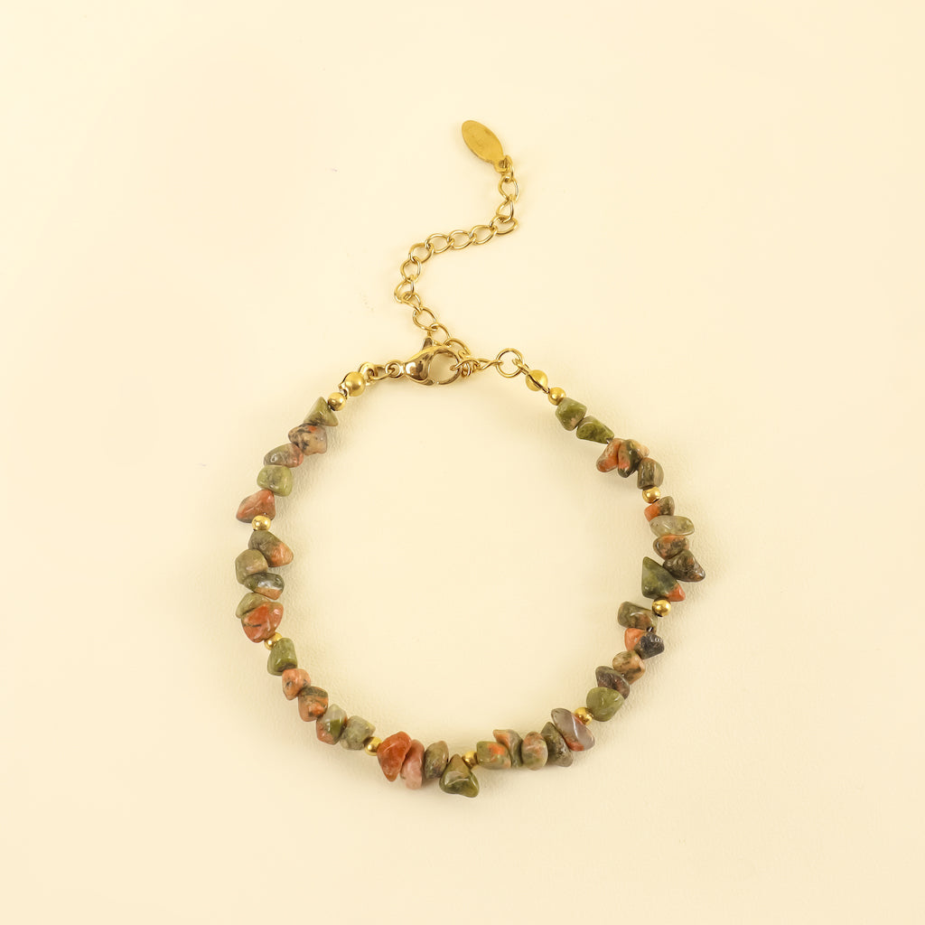 Bohemian Harmony Unakite Bracelet