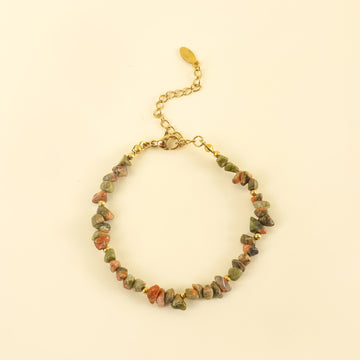 Bohemian Harmony Unakite Bracelet