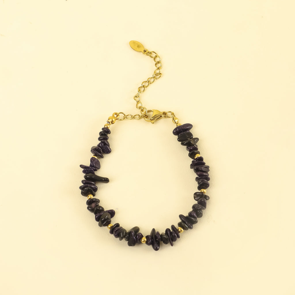 Bohemian Harmony Blue Sandstone Bracelet
