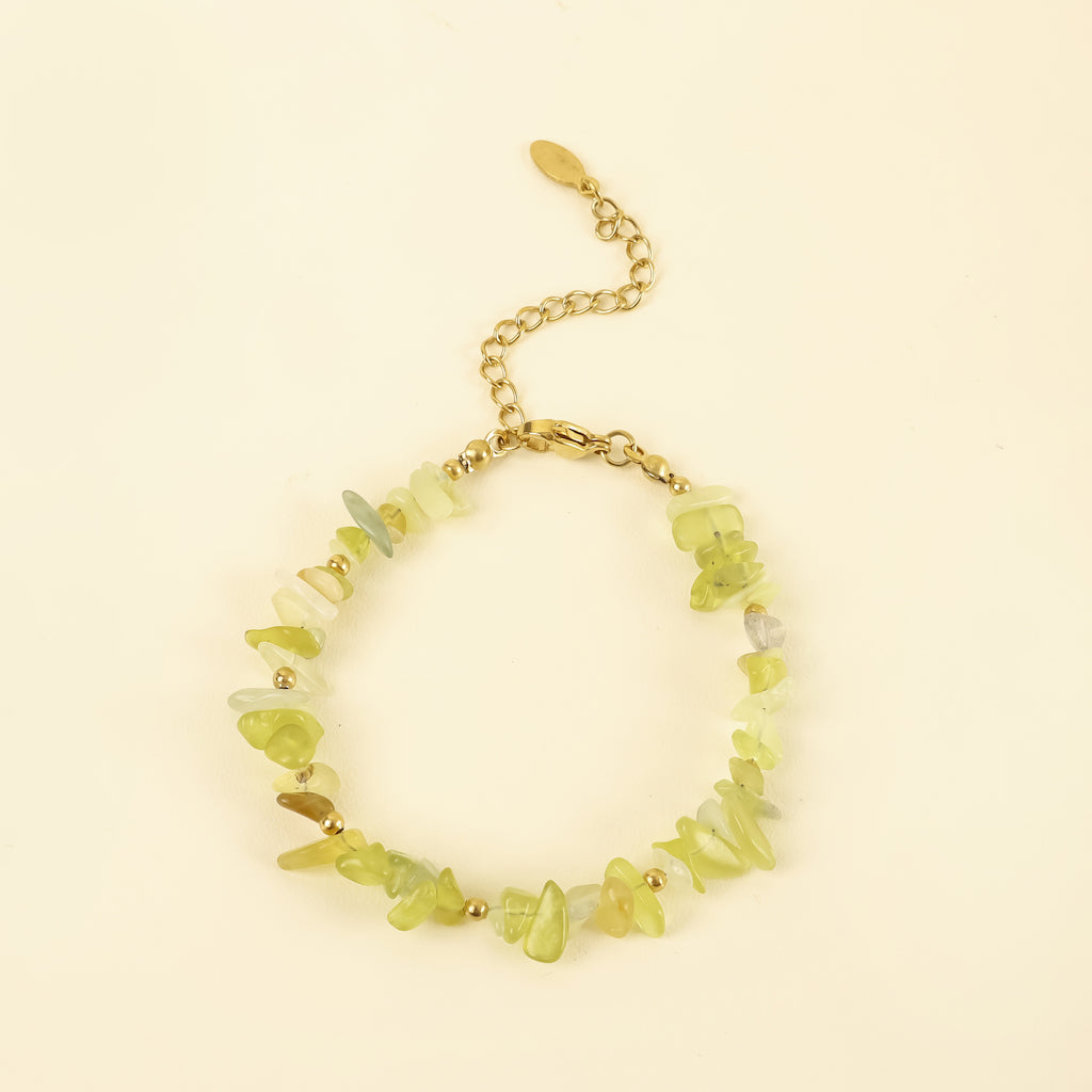 Bohemian Harmony Lemon Jade Bracelet