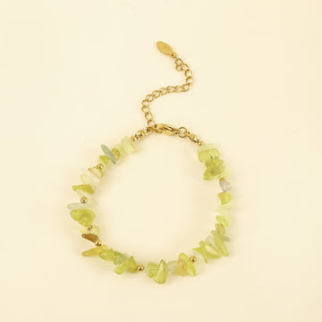 Bohemian Harmony Lemon Jade Bracelet